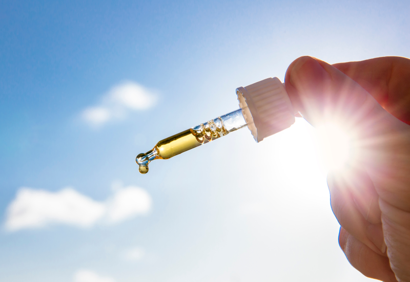 Liquid vitamin D supplement